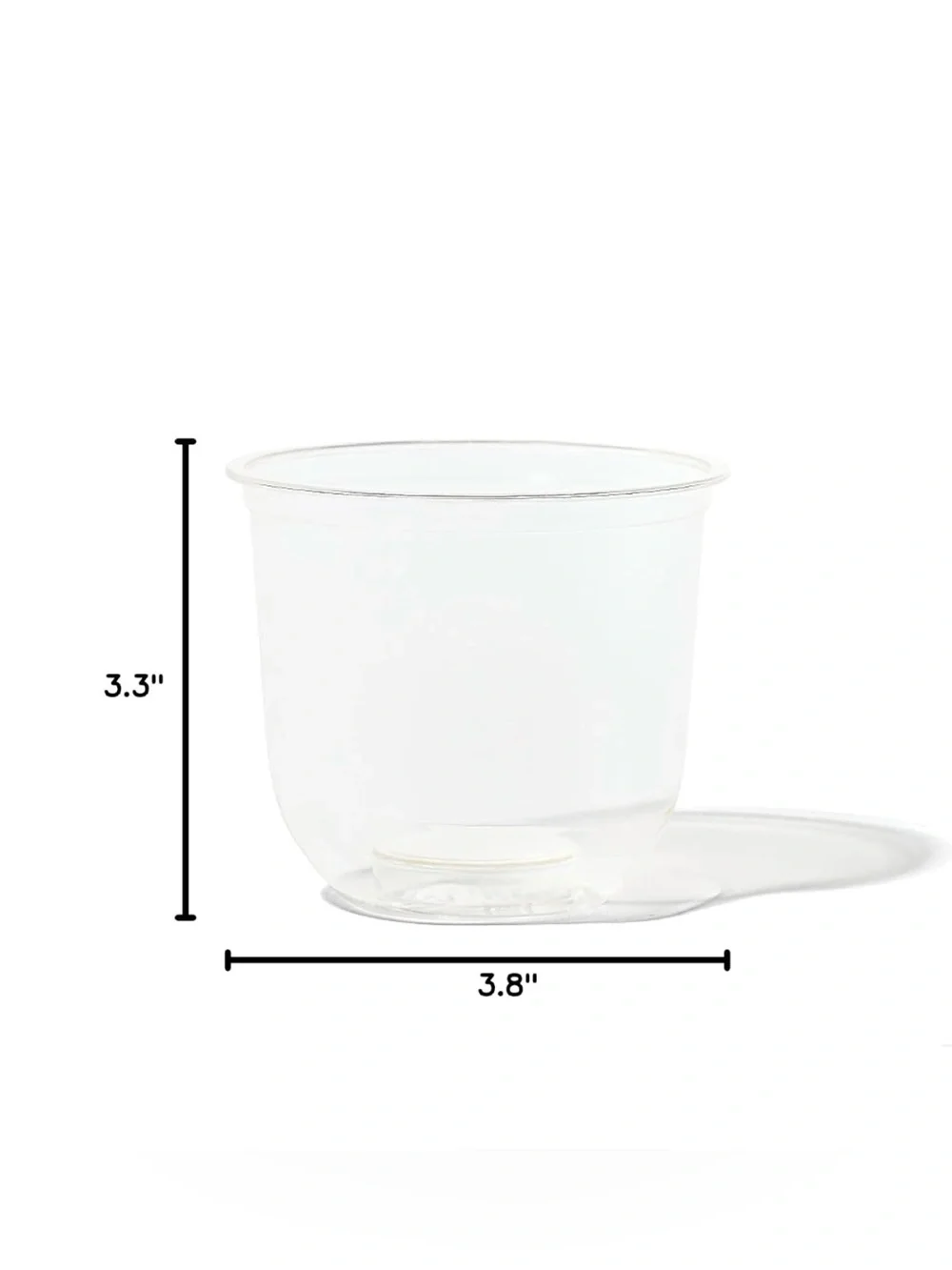 NWT Clear Plastic Disposable Cups - Pack of 50